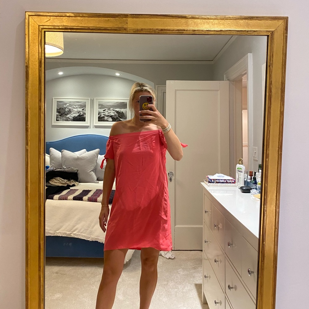 Amanda Uprichard off the shoulder dress